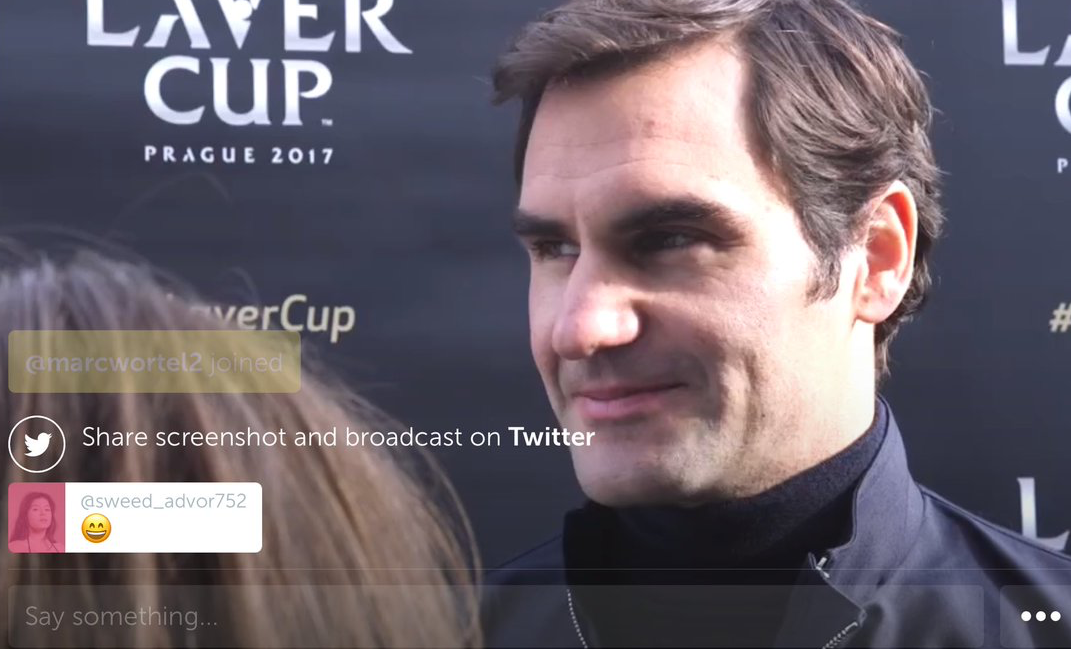 Periscope Roger Federer